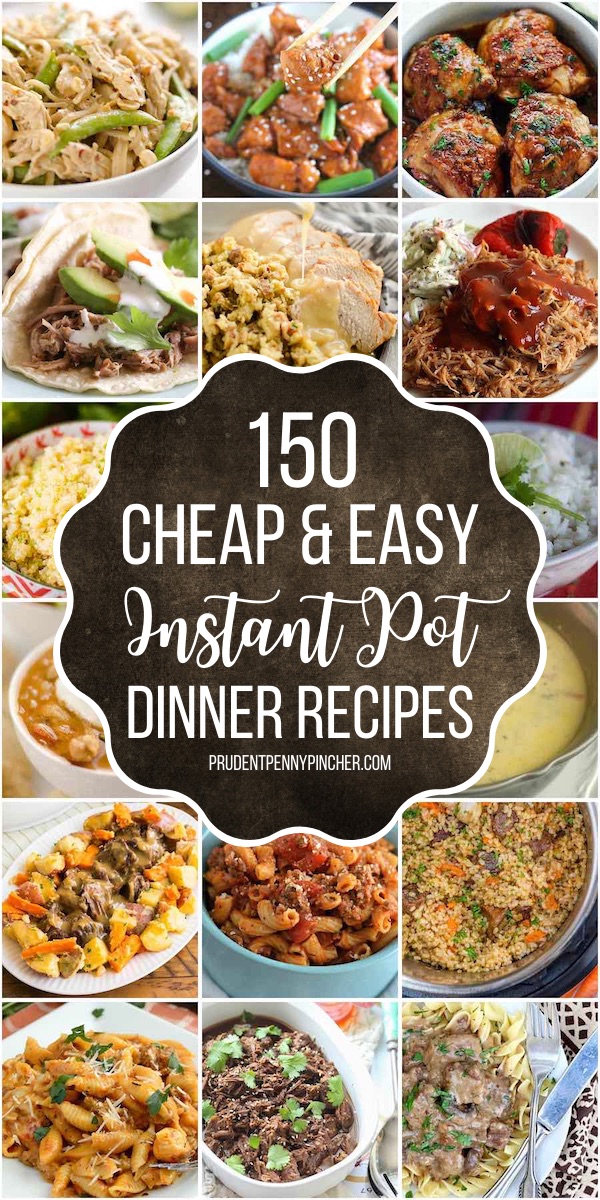 150 Cheap And Easy Instant Pot Recipes Prudent Penny Pincher