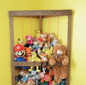 DIY Toy organizer, DIY toy storage ideas, Perfect for small spaces and  Kids! #DIY #Inspiration #ToyO…