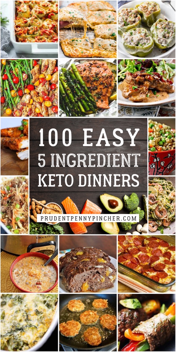 100 Easy 5 Ingredient Keto Dinner Recipes Prudent Penny Pincher