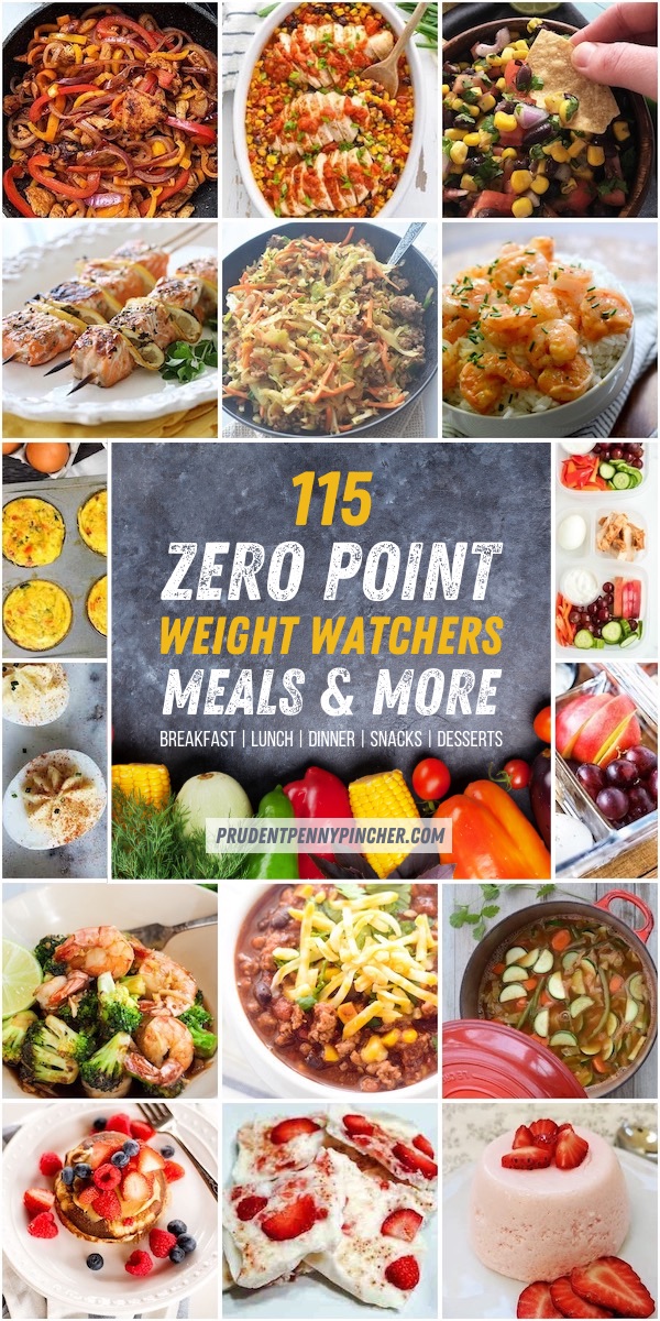 100 Zero Point Weight Watchers Meals Prudent Penny Pincher