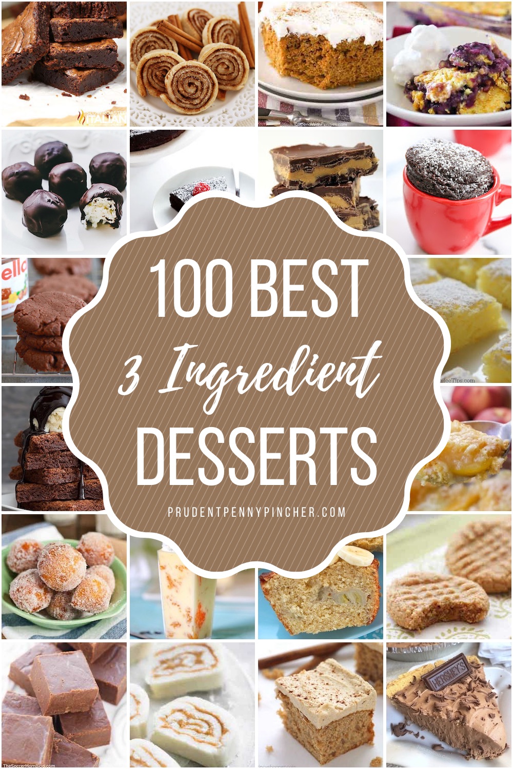 100 Best 3 Ingredient Desserts Prudent Penny Pincher