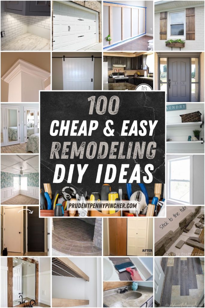 100 DIY Remodeling Ideas on a Budget - Prudent Penny Pincher