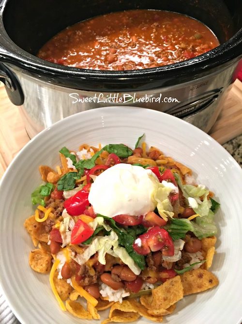 Slow Cooker Taco Casserole - 365 Days of Slow Cooking and Pressure