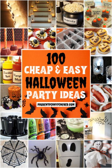 100 Budget Friendly Halloween Party Ideas - Prudent Penny Pincher