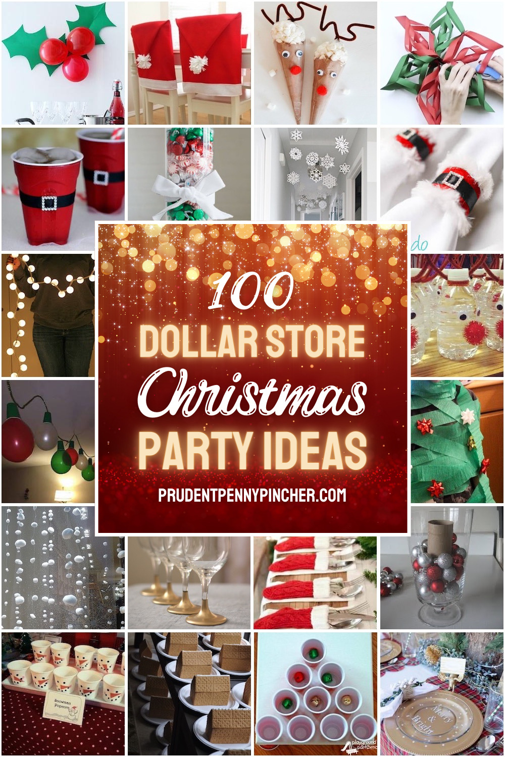 100 Dollar Store Christmas Party Ideas Prudent Penny Pincher