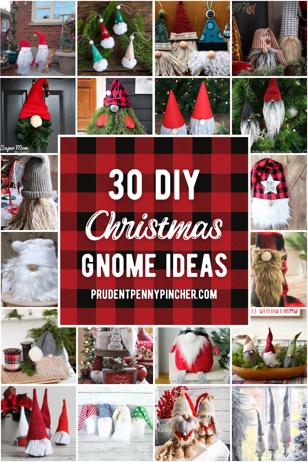 30 DIY Christmas Gnomes - Prudent Penny Pincher