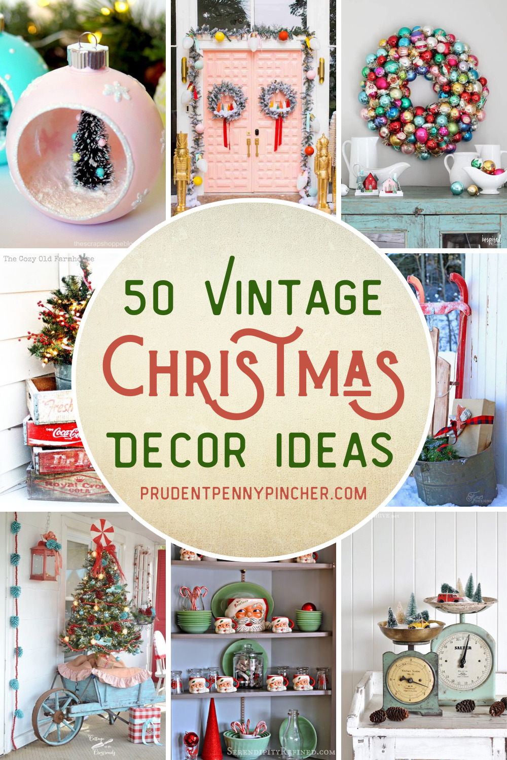50 Vintage Christmas Decor Ideas - Prudent Penny Pincher