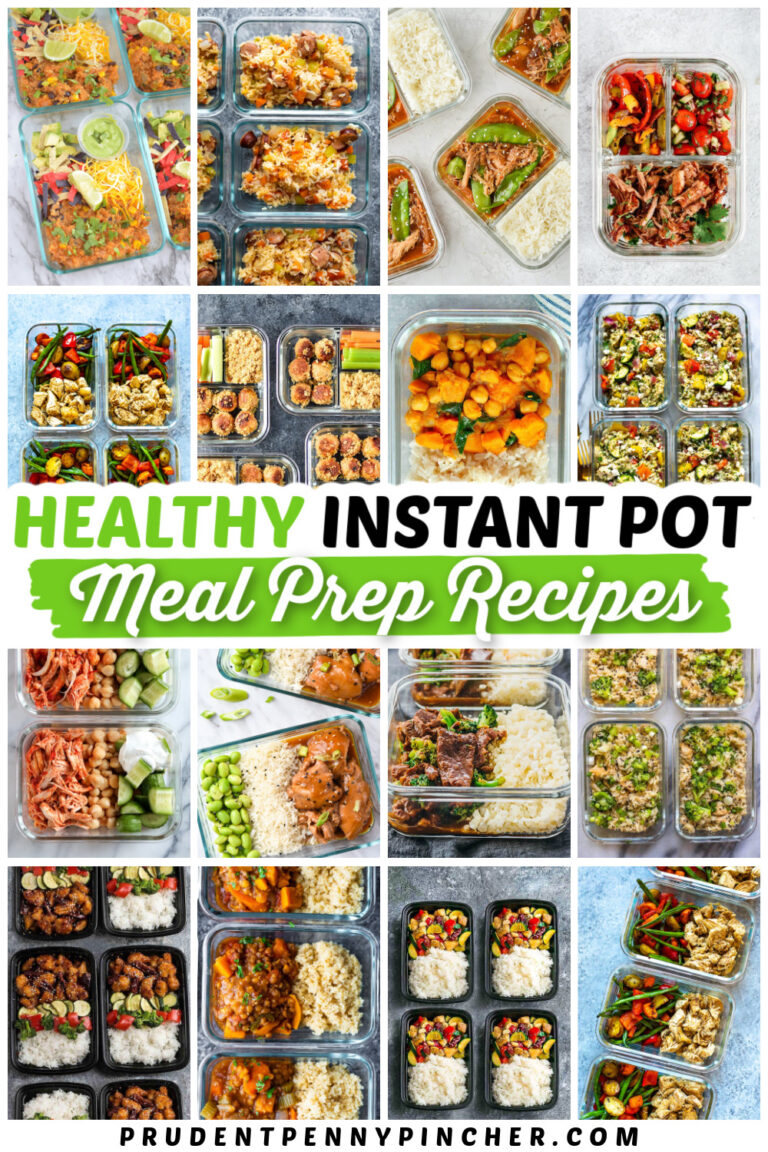 50 Healthy Meal Prep Instant Pot Recipes Prudent Penny Pincher