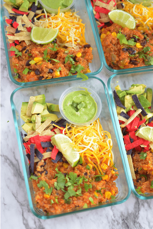Meal Prep Instant Pot Taco Bowls - The Girl on Bloor