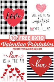 10 Free Valentine's Day Printables - Prudent Penny Pincher