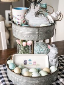 40 Tiered Tray Easter Decorations - Prudent Penny Pincher