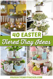 40 Tiered Tray Easter Decorations - Prudent Penny Pincher