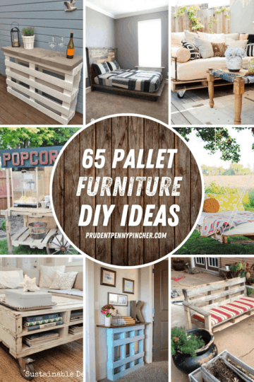 65 DIY Pallet Furniture Ideas - Prudent Penny Pincher