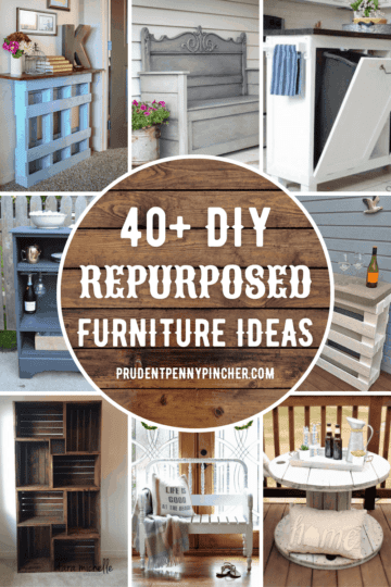 40 DIY Upcycled and Repurposed Furniture Ideas - Prudent Penny Pincher