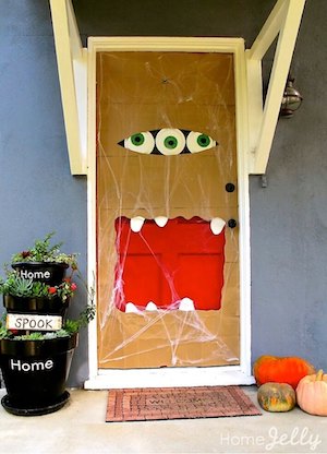50 DIY Halloween Door Decorations - Prudent Penny Pincher