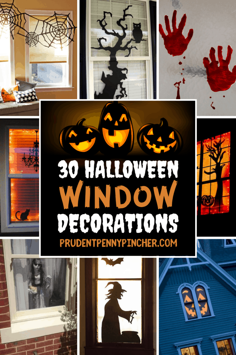 30 DIY Halloween Window Decor Ideas - Prudent Penny Pincher