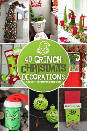 Diy Grinch Christmas Decorations Prudent Penny Pincher