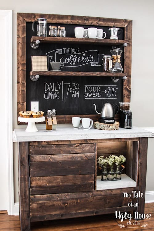 How to create a coffee bar in your home
