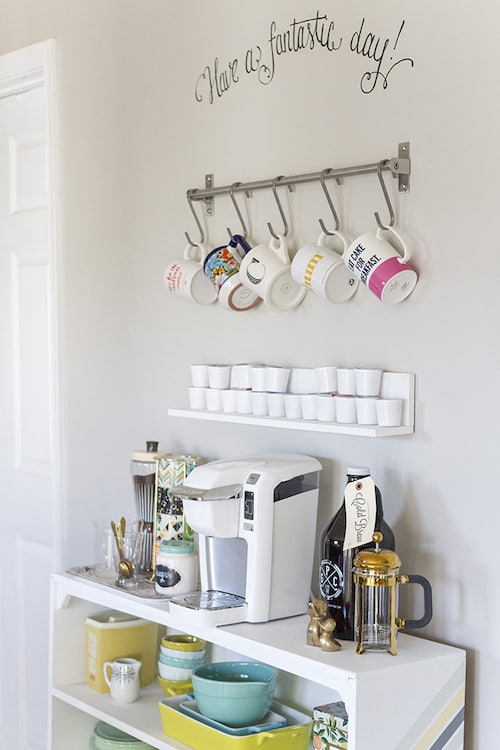 Kitchen coffee station ideas to start your morning right