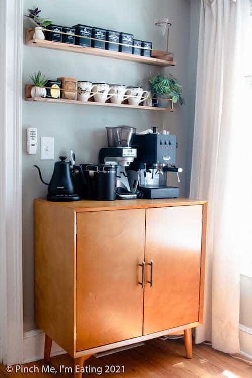 Coffee Station Repurposed Buffet - My Repurposed Life®