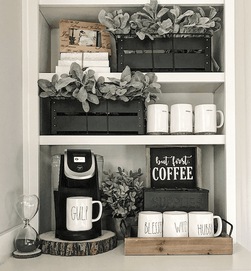 50 Best DIY Coffee Bar Ideas that will inspire you - Craftionary