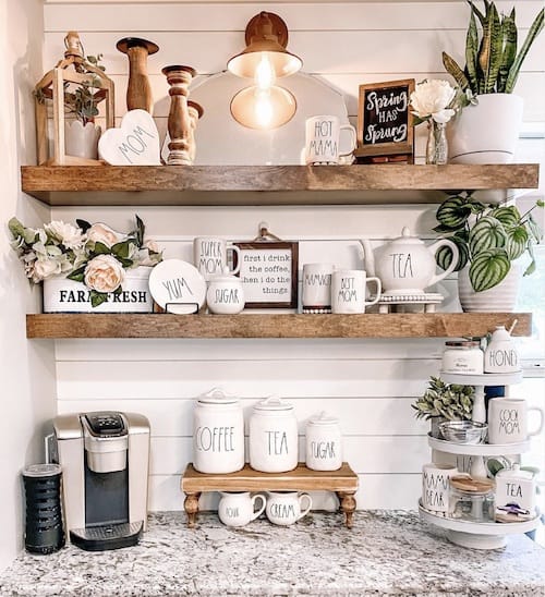 30 of the Best Coffee Bar Ideas for Your Kitchen (Including DIY Options!) -  Life with Mar