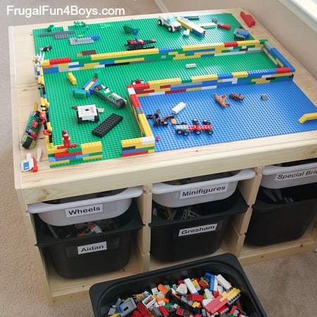Cheap & Easy LEGO Storage Organizer - Happiness is Homemade