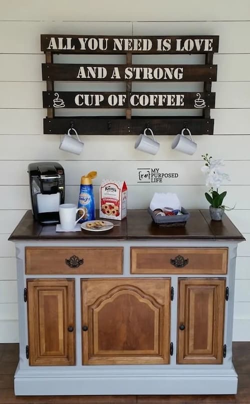60 Best DIY Home Coffee Bar Ideas - Prudent Penny Pincher