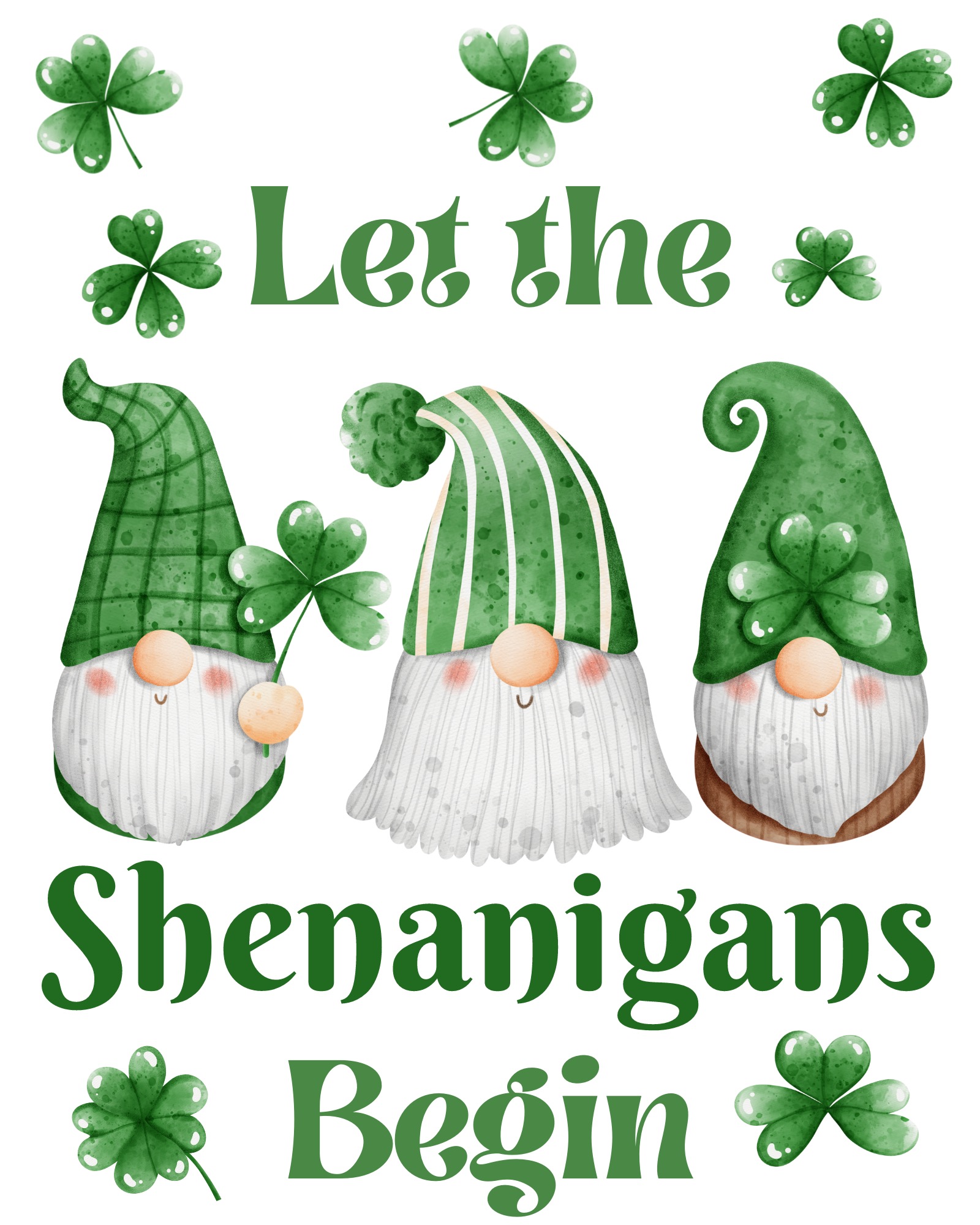 Free art print of Happy St. Patricks day poster