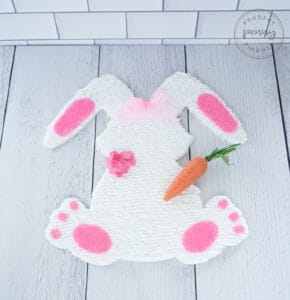 Dollar Tree Easter Bunny Craft - Prudent Penny Pincher