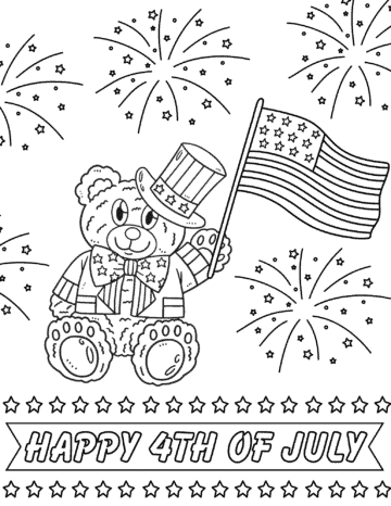 20 Free 4th of July Coloring Pages - Prudent Penny Pincher