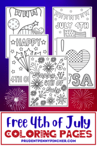 20 Free 4th of July Coloring Pages - Prudent Penny Pincher