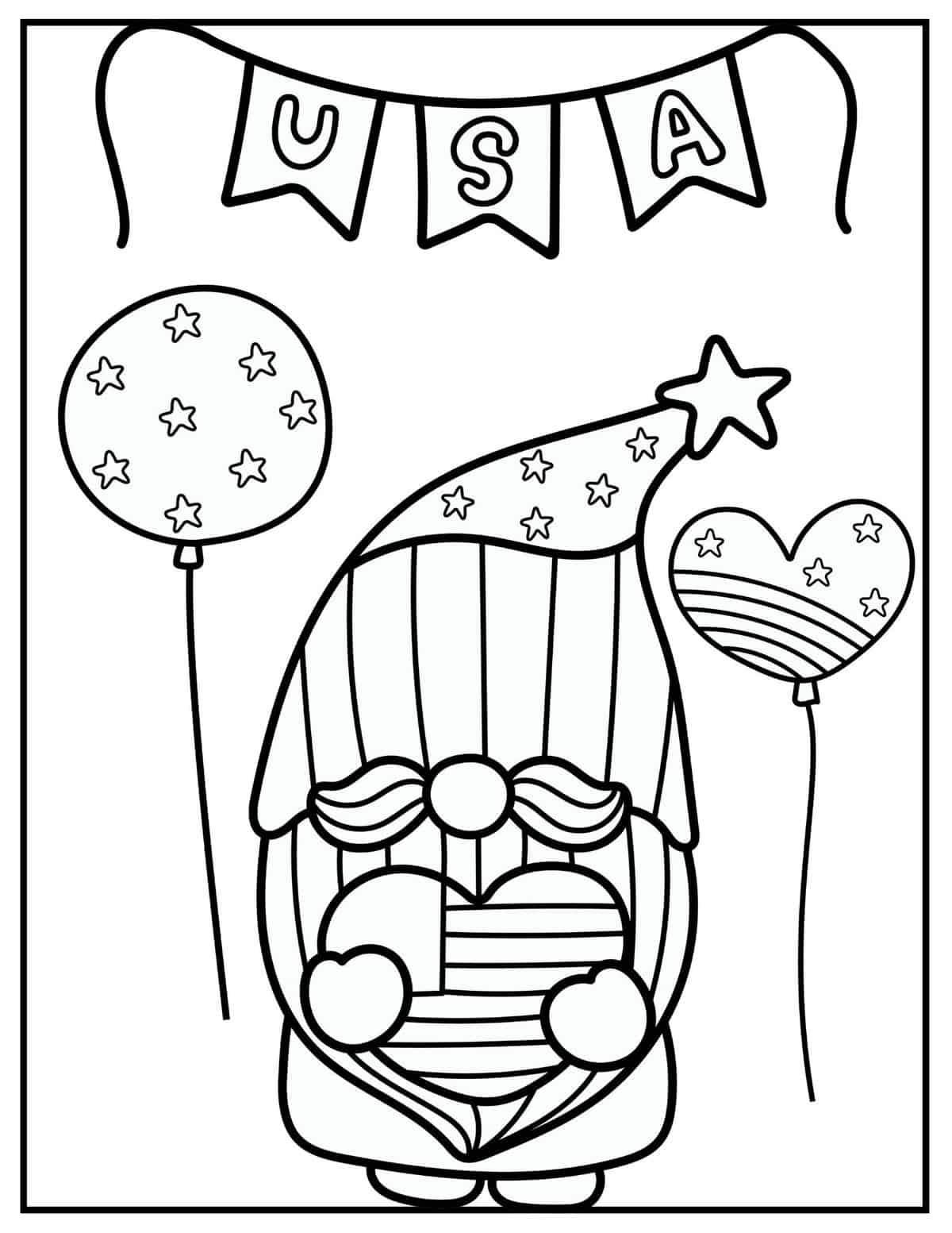 july coloring pages for kids