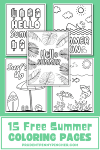 30 Free Summer Coloring Pages for Kids - Prudent Penny Pincher