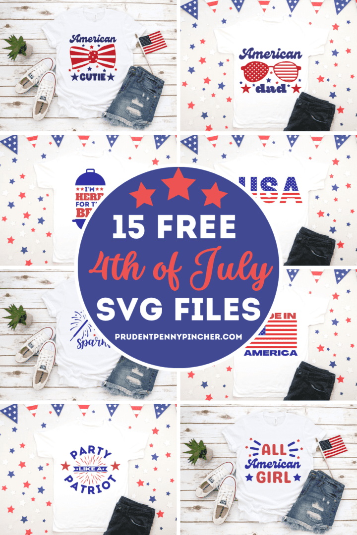 Free 4th of July SVG Files - Prudent Penny Pincher