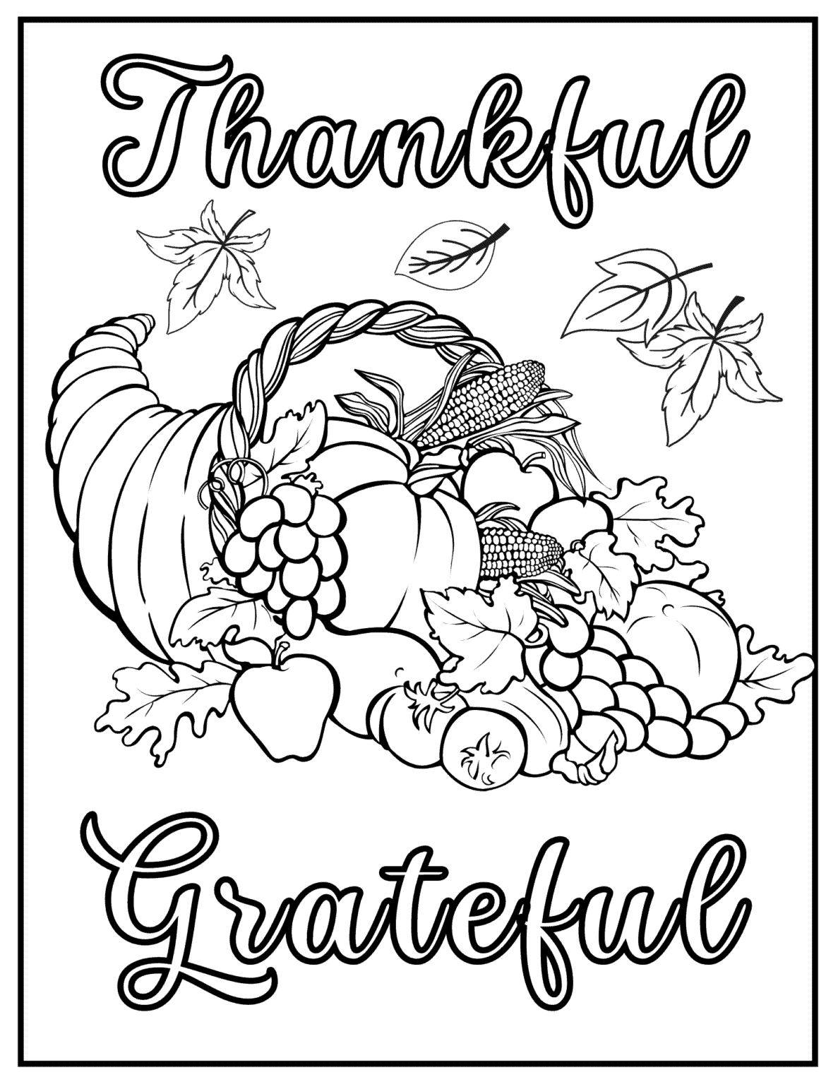 30 Free Printable Fall Coloring Pages - Prudent Penny Pincher