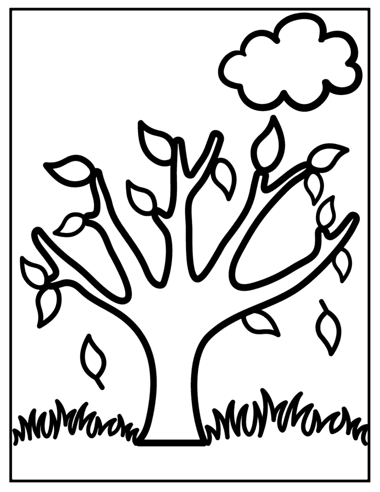 30 Free Printable Fall Coloring Pages - Prudent Penny Pincher