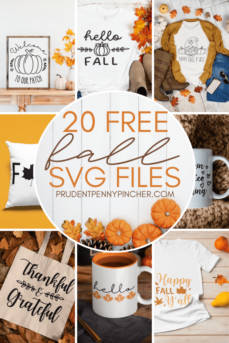 20 Free Fall SVG Files - Prudent Penny Pincher