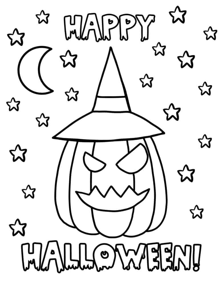 Free Pumpkin Coloring Pages - Prudent Penny Pincher