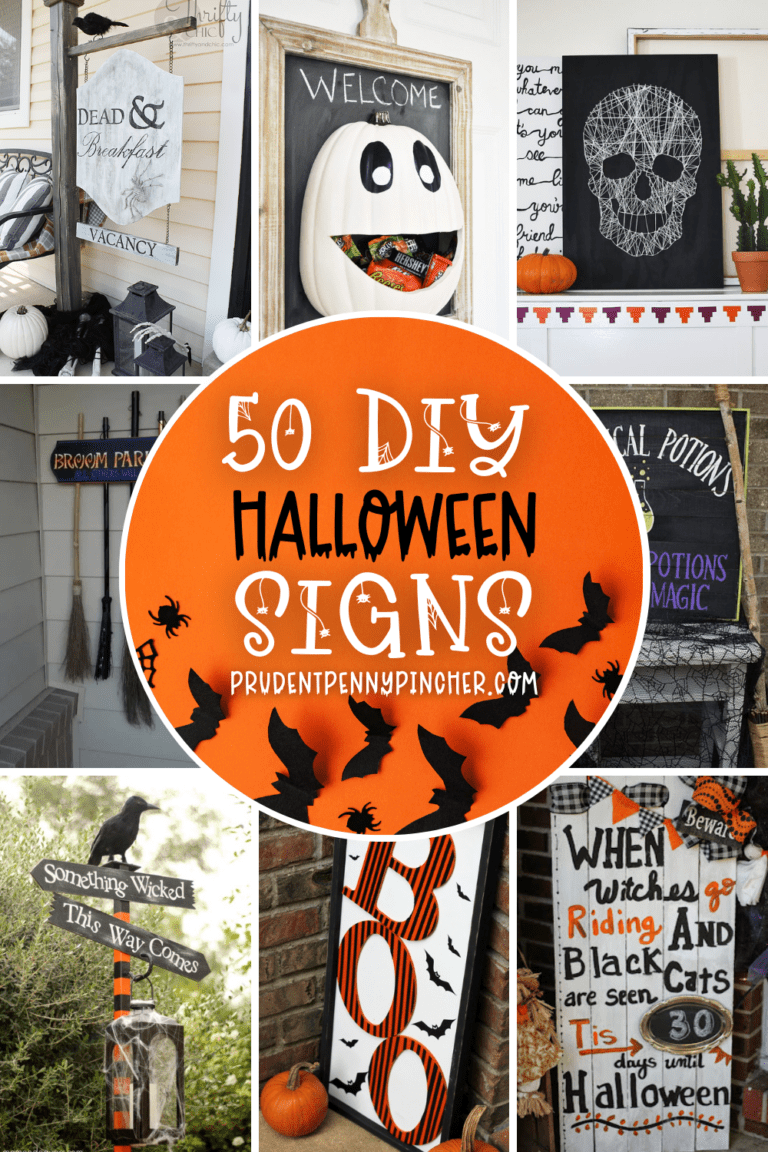 50 DIY Halloween Signs - Prudent Penny Pincher