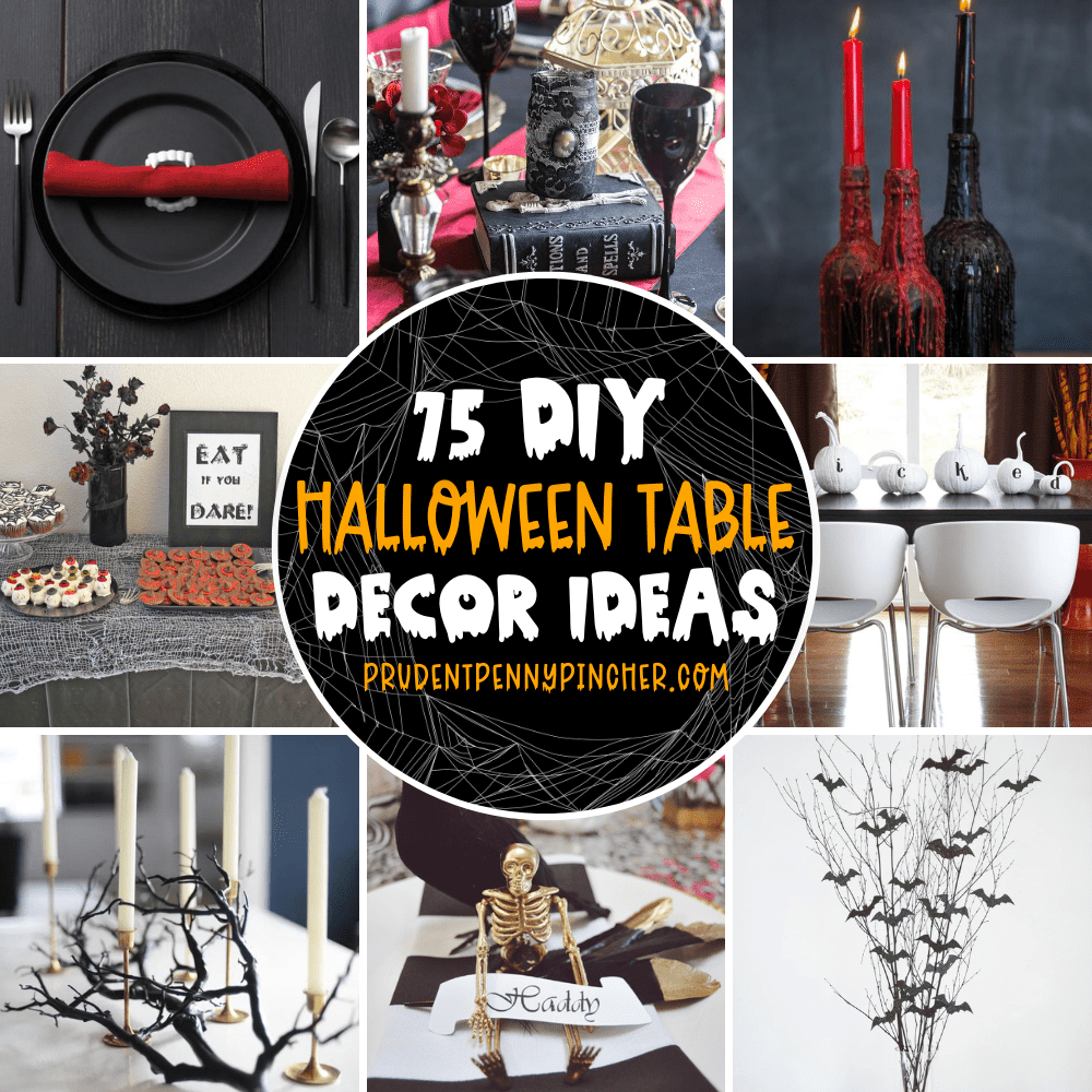 75 DIY Halloween Table Decor Ideas - Prudent Penny Pincher