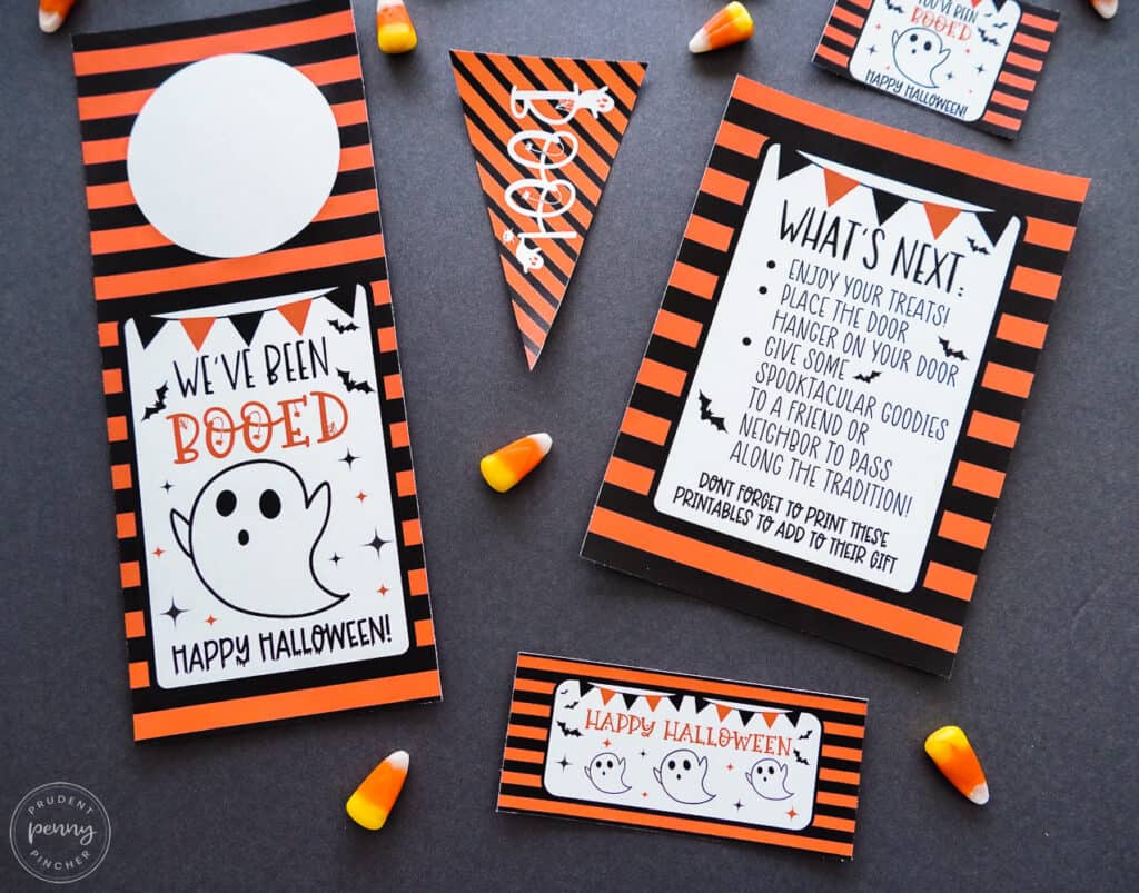 Free You've Been Booed Printable Signs - Prudent Penny Pincher