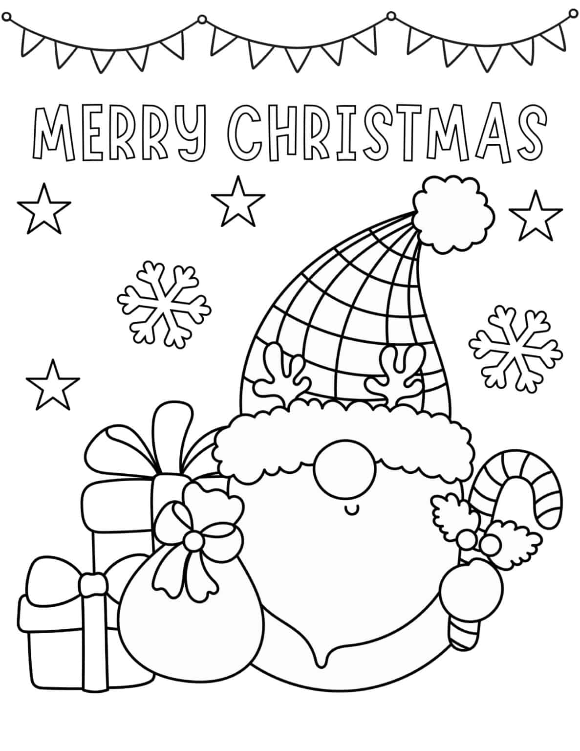 150 Free Christmas Coloring Pages for Kids - Prudent Penny Pincher