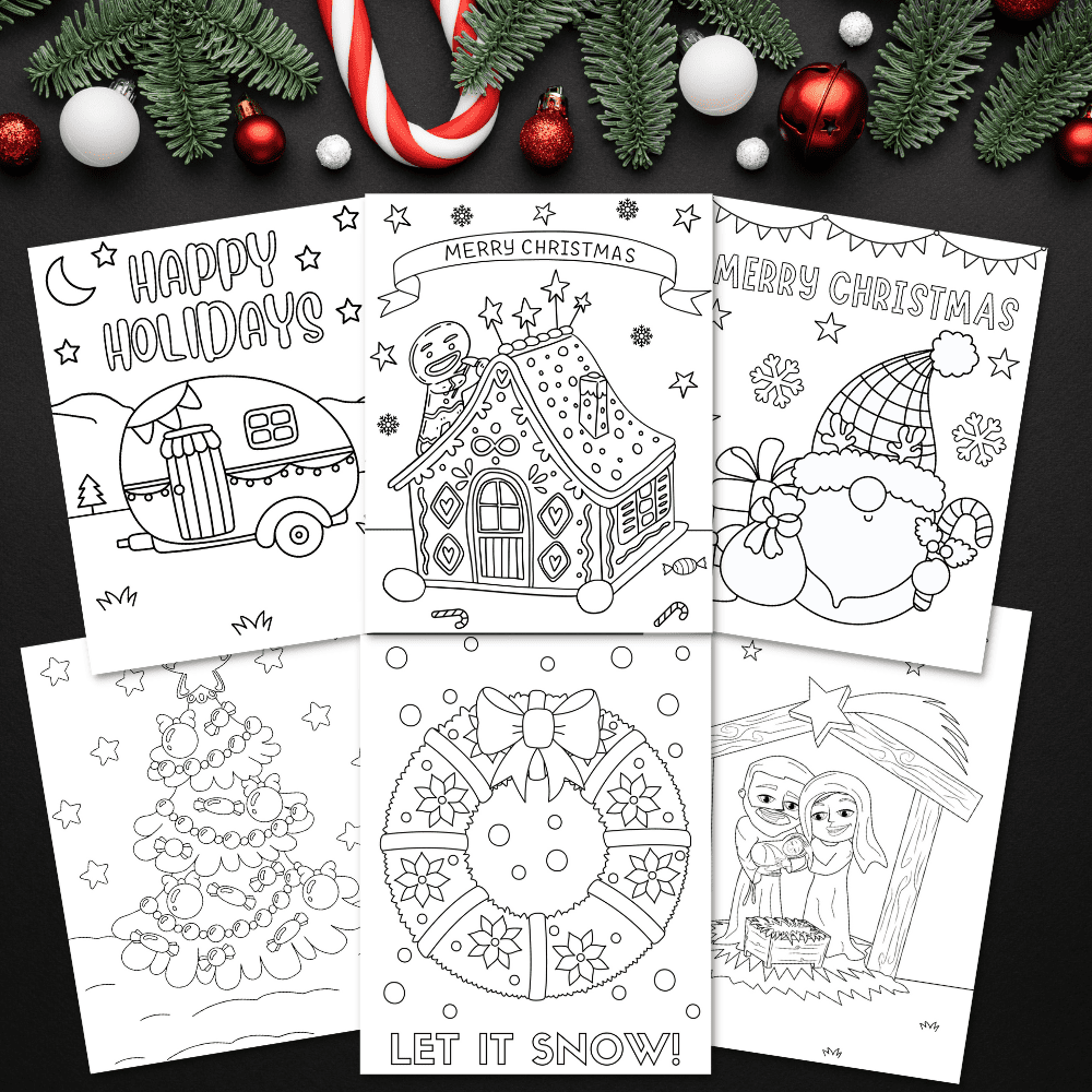 christmas angel ornaments coloring pages printable