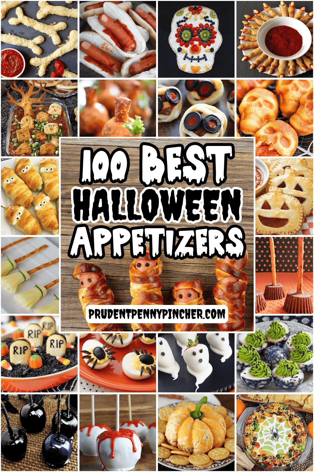 100 Best Halloween Appetizers For A Party - Prudent Penny Pincher