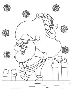 150 Free Christmas Coloring Pages for Kids - Prudent Penny Pincher