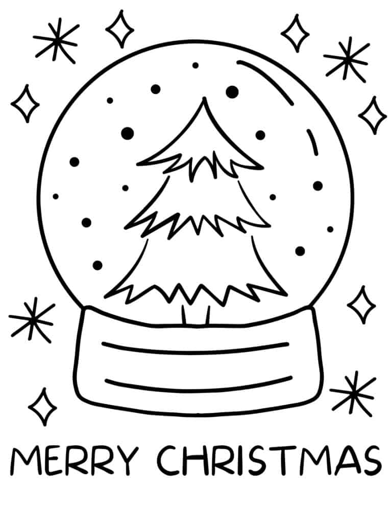 50 Free Christmas Coloring Pages for Kids Prudent Penny Pincher