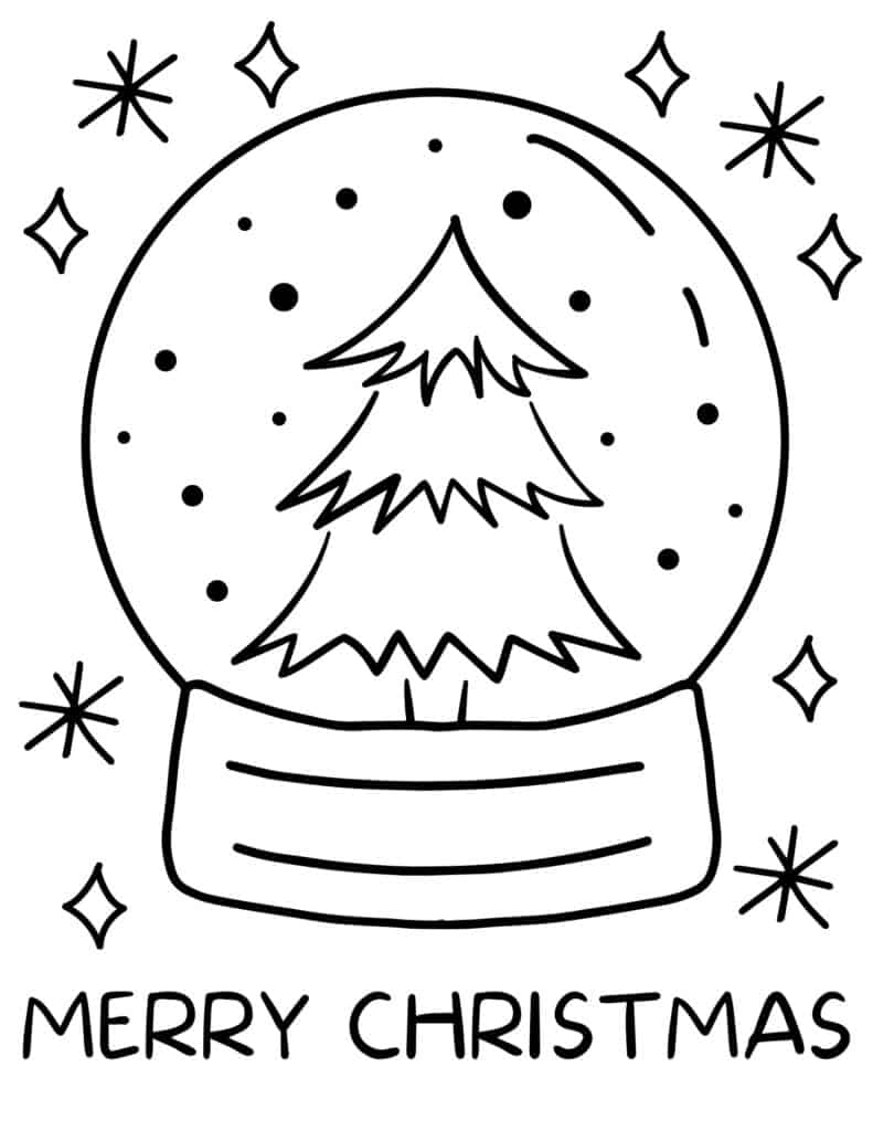 50 Free Christmas Coloring Pages for Kids Prudent Penny Pincher