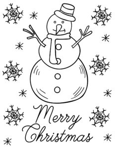 50 Free Christmas Coloring Pages for Kids - Prudent Penny Pincher