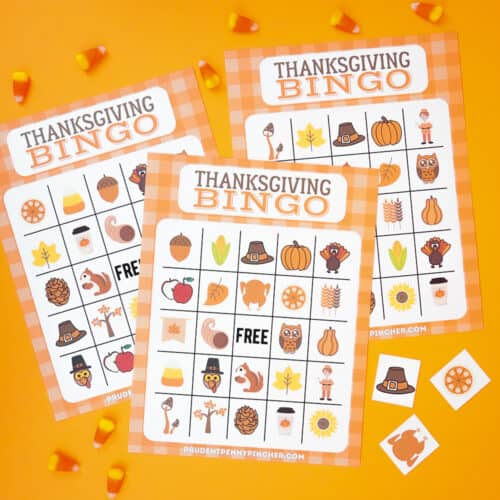 10 Free Thanksgiving Bingo Printable Game - Prudent Penny Pincher